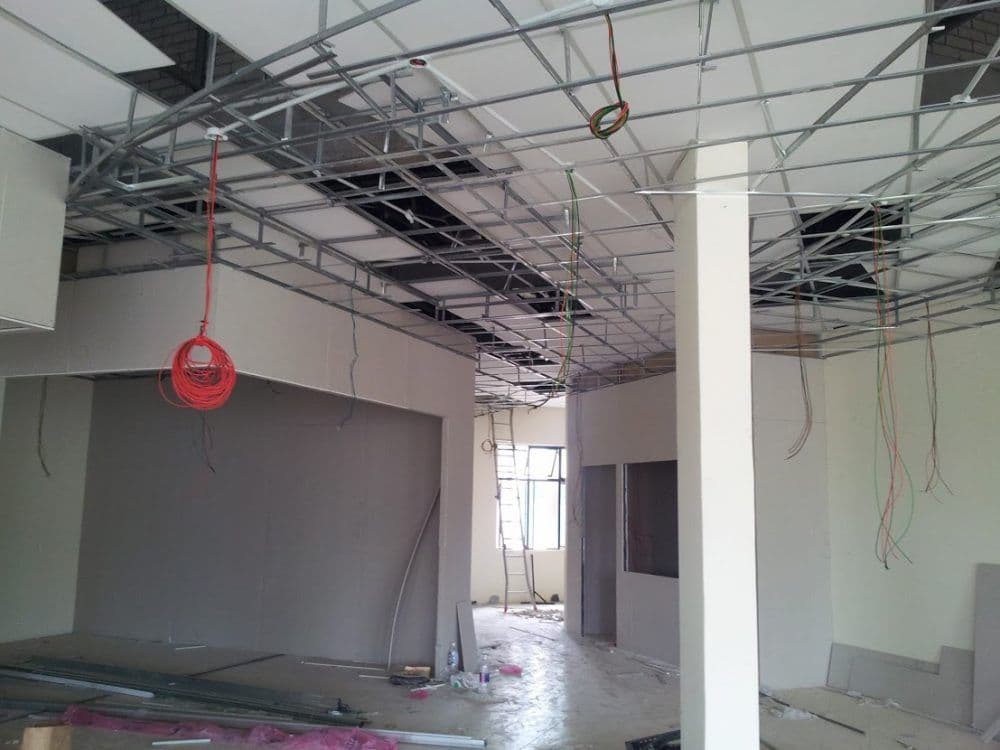 Interior ceiling installation